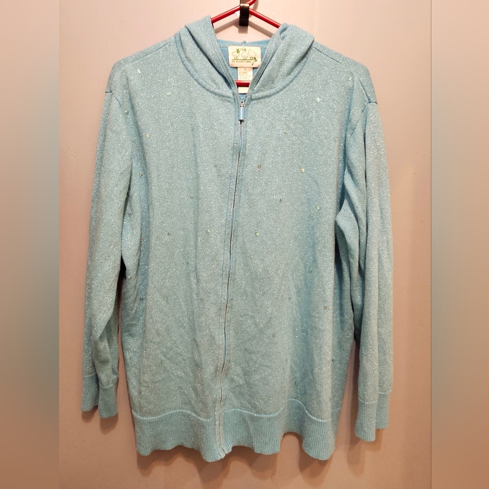 Women's Plus Size Quacker Factory Hoodie Size 1x